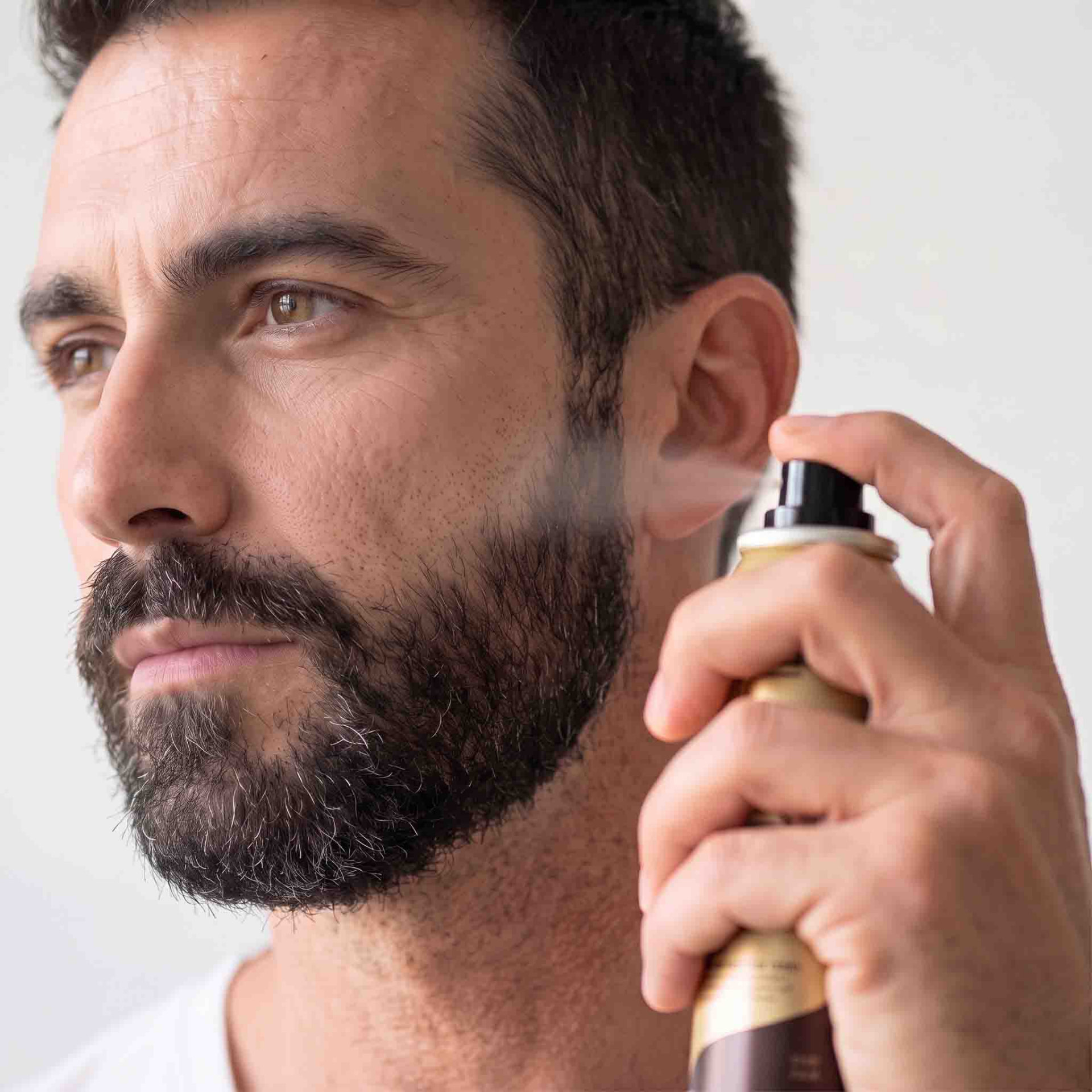 Aplicação no cabelo e na barba